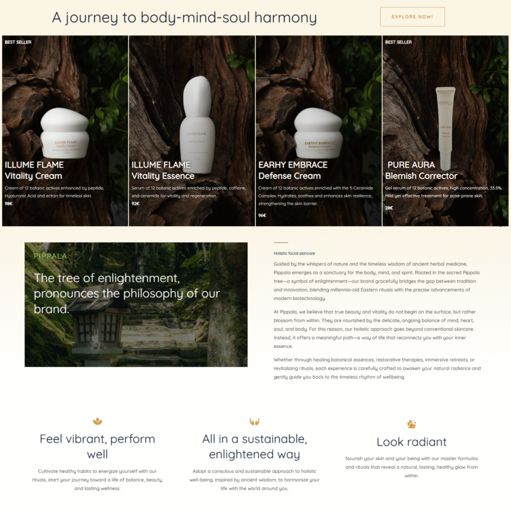Homepage PippalaCare 2