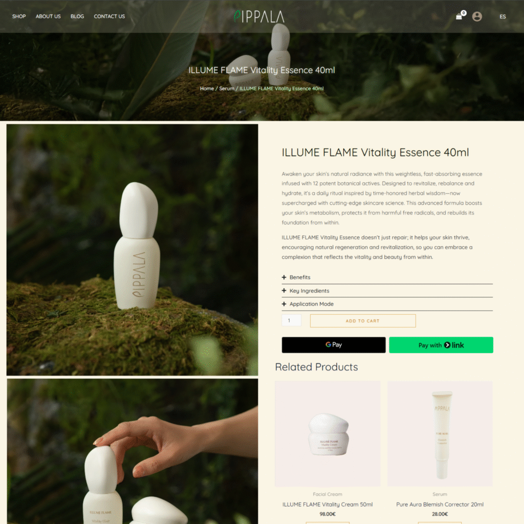 Product page - Pippalacare